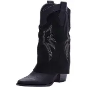 Elara Bottes de cowboy noir