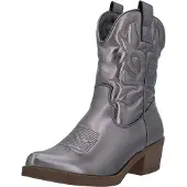Elara Bottes de cowboy argent
