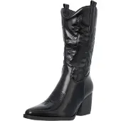 Elara Bottes de cowboy noir