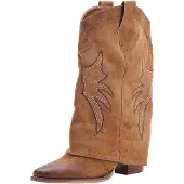 Elara Bottes de cowboy camel