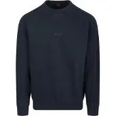 BOSS Pull Tile Marine Bleu Bleu foncé taille M