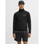 Jack & Jones Veste de survêtement 'CNZ' noir / blanc