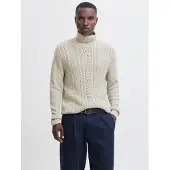 Jack & Jones Pull-over 'PAUL' blanc cassé