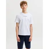 Jack & Jones Junior T-Shirt jaune / violet / noir / blanc