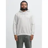 Jack & jones Plus Sweat-shirt 'JORBILLYBURG' noir / blanc
