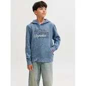 Jack & jones Junior Sweat saphir / bleu foncé / blanc