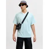 Jack & Jones T-Shirt aqua / blanc