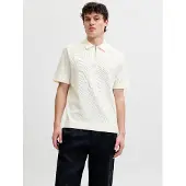 Jack & Jones Milano Knit Short Sleeve Polo Blanc XL Homme