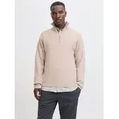 Jack & Jones Pull-over 'JJESoho Ollie' beige chiné