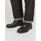 Jack & Jones Bottines à lacets 'Russel' noir
