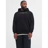 Jack & jones Plus Sweat-shirt 'JJJORBILLYBURG' rouge carmin / noir / blanc