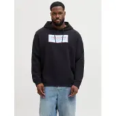 Jack & jones Plus Sweat-shirt 'JORGREENE' bleu clair / canneberge / noir