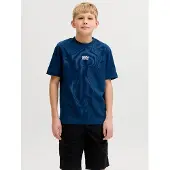 Jack & Jones Junior T-Shirt 'JCOBreeze' bleu / blanc