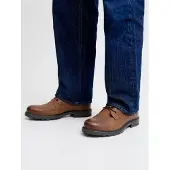 Jack & Jones Bottines à lacets 'JFWCranfield' brun foncé / miel