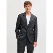 Jack & Jones Veste de costume 'JPRMartin' noir / blanc