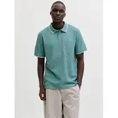 Jack & Jones Maillot 'JJEAustin' bleu cyan / blanc