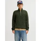Jack & Jones Pull-over 'JJPaul' vert foncé