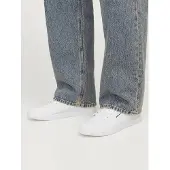Jack & Jones Baskets basses 'JJFWBOSS' marine / blanc