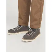 Jack & Jones Bottines à lacets 'JFWCHORLTON' taupe / gris foncé