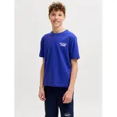 Jack & Jones Junior T-Shirt 'JORNORREBRO' bleu foncé / blanc