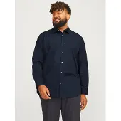 Jack & jones Plus Chemise 'JJJoe' bleu marine