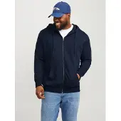 Jack & Jones Plus Veste de survêtement bleu foncé