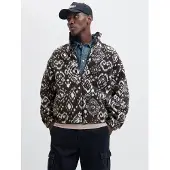 Jack & Jones Veste en polaire gris foncé / blanc