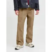 Jack & jones Pantalon à plis noisette