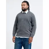Jack & jones Plus Pull-over 'JORNorrebro' gris chiné
