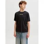 Jack & Jones Junior T-Shirt bleu clair / jaune / noir / blanc
