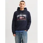 Jack & Jones Logo Hoodie Bleu XS Homme