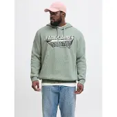 Jack & Jones Logo 2 Col Plus Hoodie Vert 7XL Homme