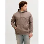 Jack & Jones Plus Pull-over 'JJEStar' moka
