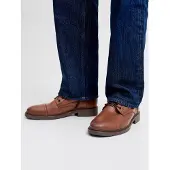Jack & Jones Bottines à lacets 'JFWWENTWORTH' cognac