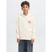 Jack & Jones Junior Sweat rosé / rouge cerise / blanc