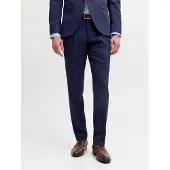 Jack & Jones Pantalon à plis 'JJFranco' bleu foncé