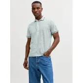 Jack & Jones T-Shirt 'JJEPaulos' bleu pastel / pétrole / blanc