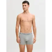 Jack & Jones Boxers 'JACBENNETT' gris chiné / pétrole / noir / blanc