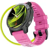 Mobile Origin Montre en silicone Easy Strap 22mm rose (22 mm, Silicone), Sangles de montre, Pink
