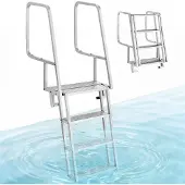 Vevor Échelle de Ponton 4 Marches Relevable