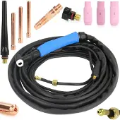 Mar-pol Torche de soudage TIG SR17V avec valve, 3m, 10-25 M7936301