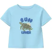 s.Oliver T-Shirt bleu / bleu clair / olive