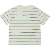 s.Oliver T-Shirt crème / azur / bleu clair / noir