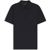 BOSS Paddy Structure 10280616 Green Short Sleeve Polo Bleu M Homme