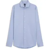 BOSS Chemise Slim en coton stretch à rayures facile à repasser