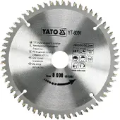 YATO Lame de scie en carbure pour aluminium 200 x 30 mm, 60 dents