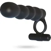 Fantasy C-ringz Posable Partner Double Penetrator - Noir