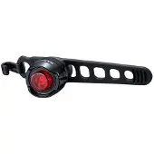 Cateye Feu arrière de vélo ORB, feu arrière compact à LED avec activation par pression de la lentille