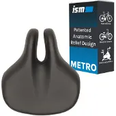 ISM Metro Comfort Bike Seat - Noseless Bike Saddle pour les velos hybrides Cruisers de plage et velos stationnaires conus pour reduire l'engourd