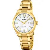 Festina Montre à affichage analogique 'Acero Clasico' beige